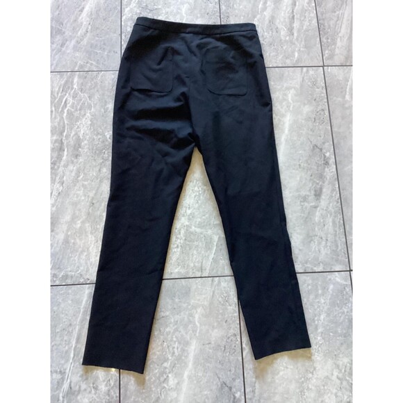 R LABEL Pants Womens Medium Black Stretch Pull-On Tapered Leg Casual Office Work - Picture 3 of 7